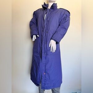 Vintage Down Puffer. Periwinkle. Kids or Women